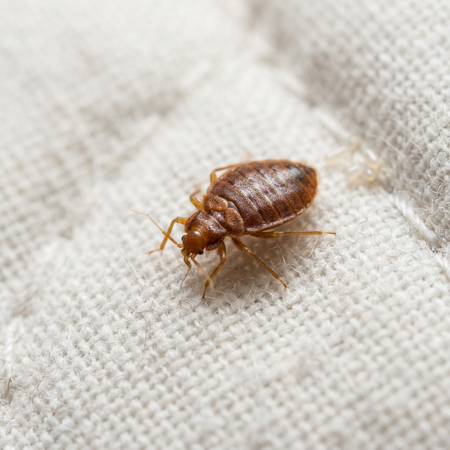 Bed bug close-up — bed bug treatment
