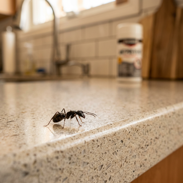 Ant close-up — targeted pest control